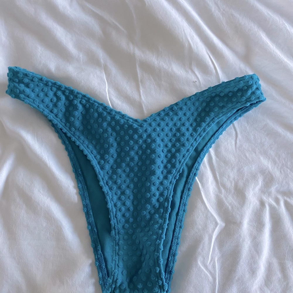 High Cut High Rise Bikini Bottoms